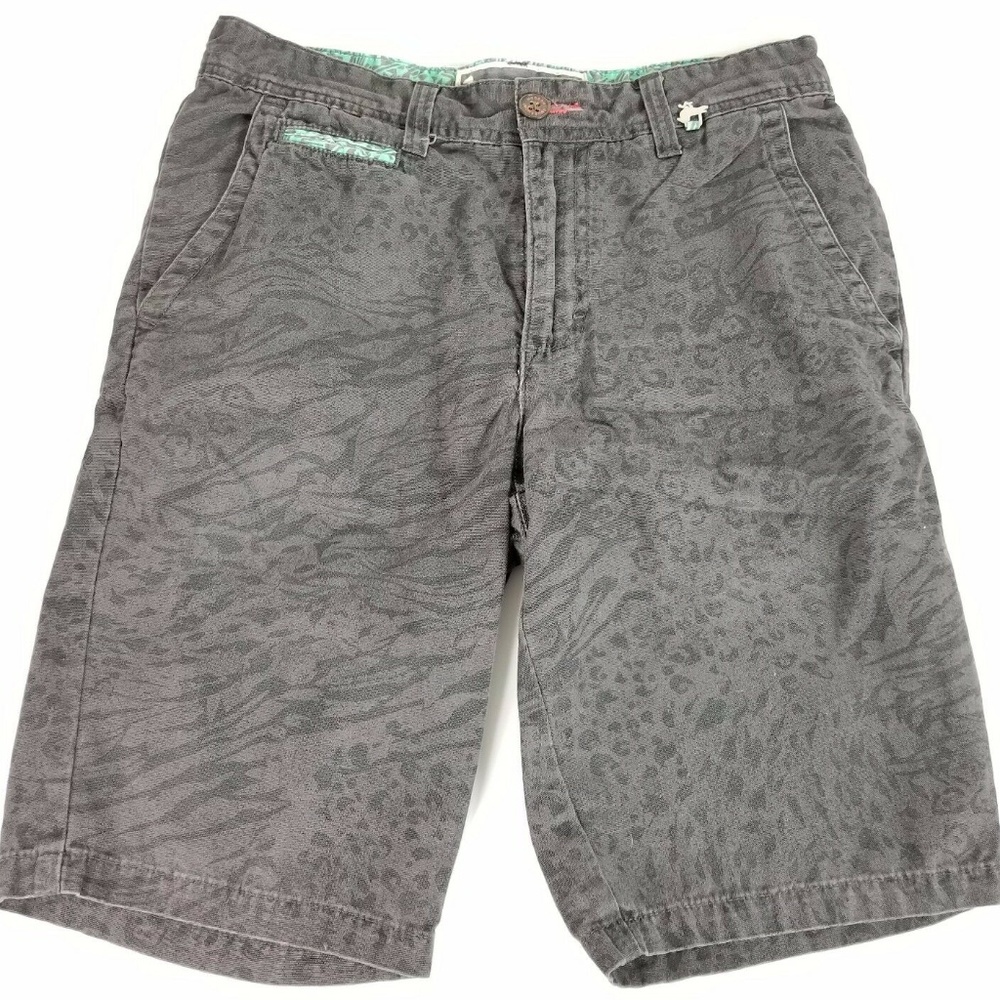 Modern Amusement sz 28 mens charcoal black pattern